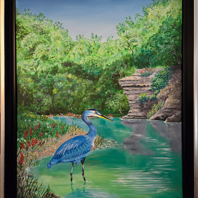 Blue Heron on Jones Creek, Tennessee